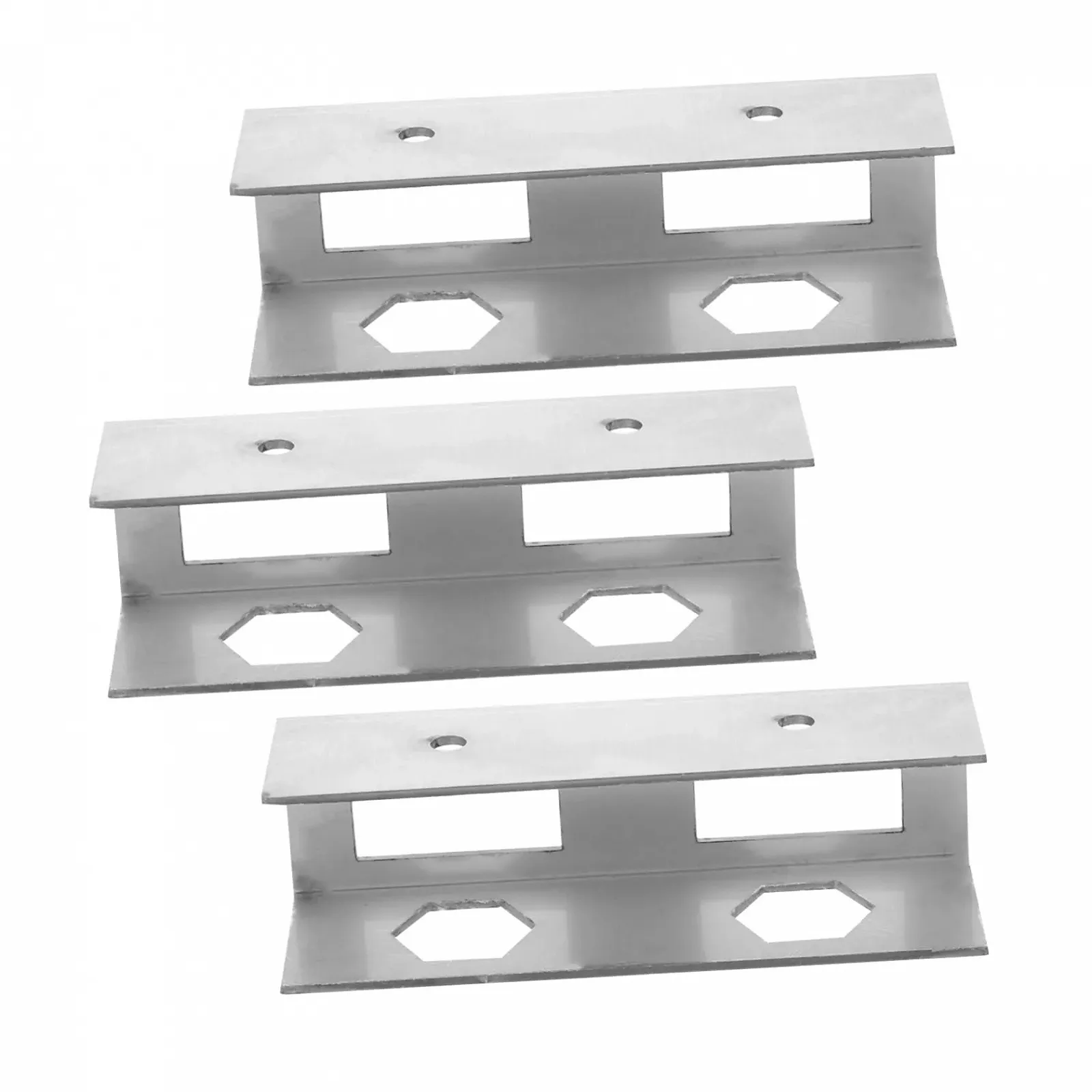 Держатель для ноутбука Металлический Набор 3 шт. Подстольный Прочный Полка для ноутбука Под стол Экономия места Легкая сборка для офиса и дома, фото №1