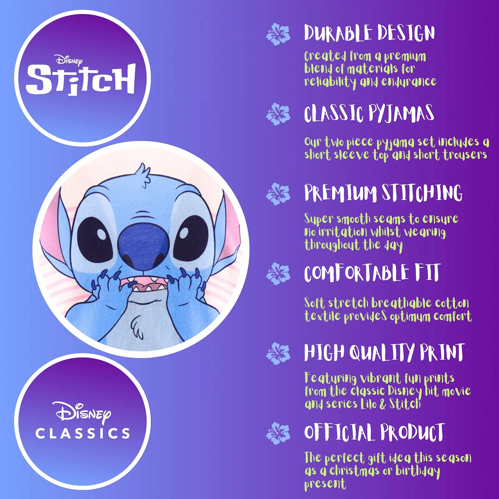 Піжама Disney Stitch Комплект для дівчат з 2 предметів 'You Are Magical', фото №5 Піжама Disney Stitch Комплект для дівчат з 2 предметів 'You Are Magical', фото №5