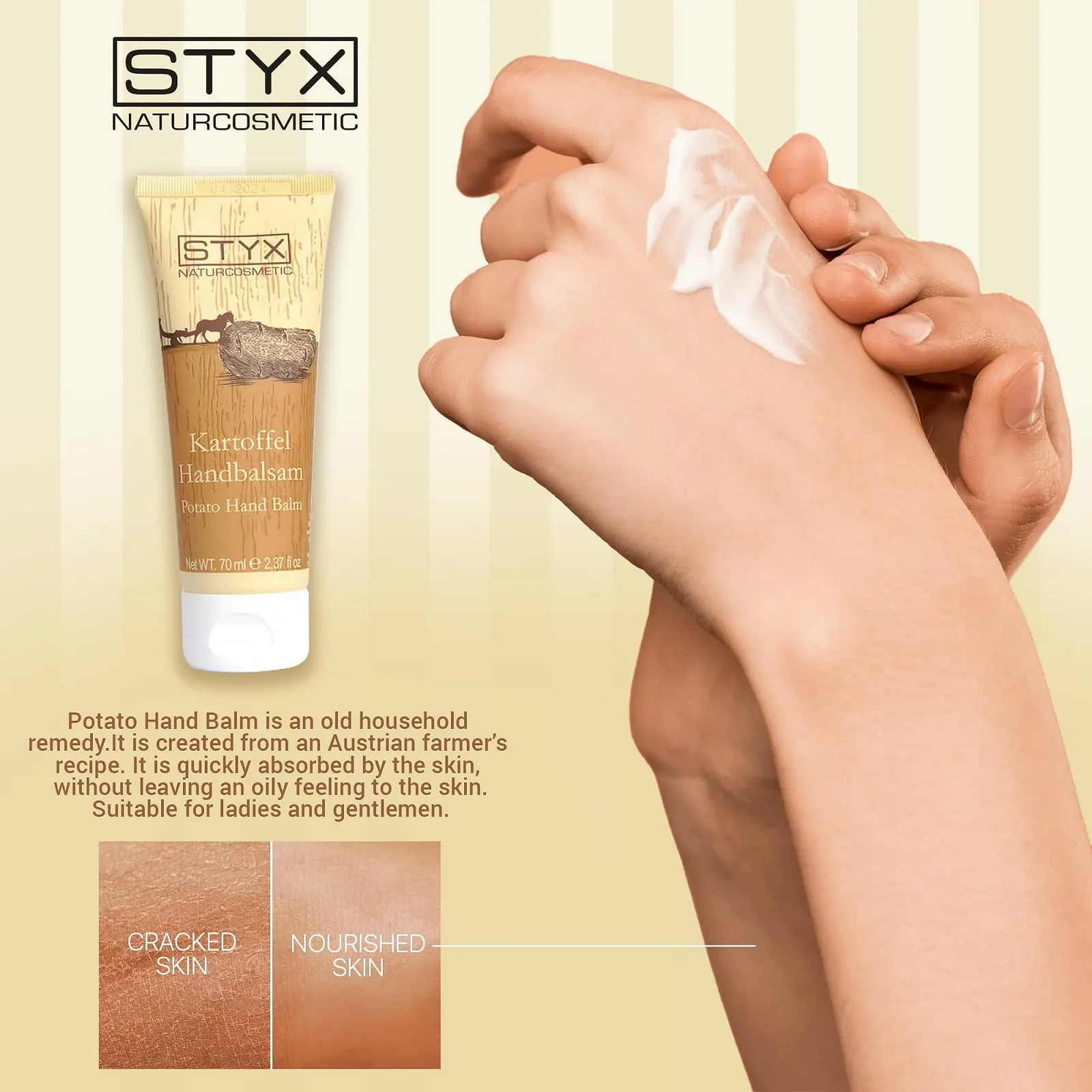 Бальзам для рук STYX Naturcosmetic Картофельный 70 мл, фото №6
