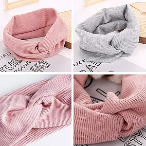 Набір пов'язок на голову для жінок і дівчат, 4 шт., еластична широка synthetic.ua - Фото 1