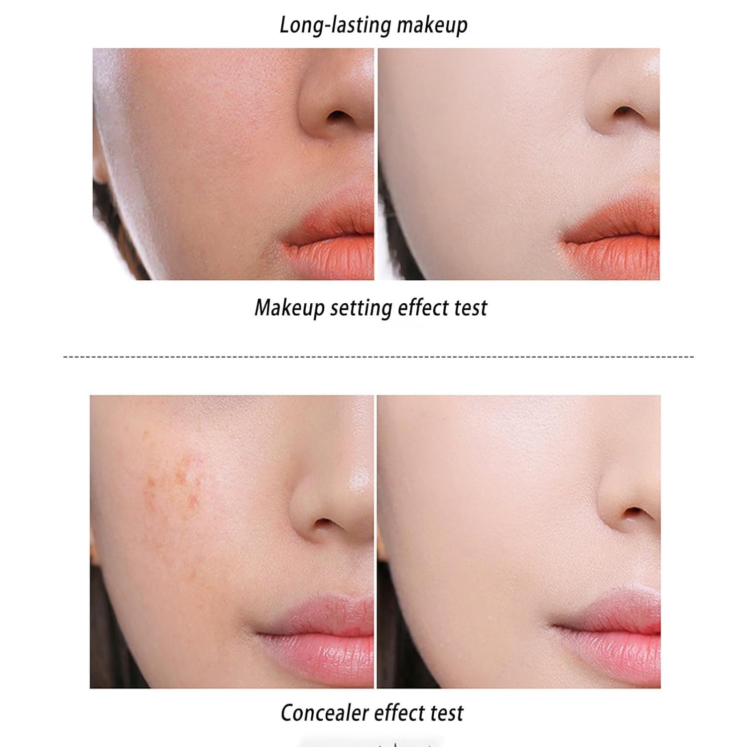Пудра Allaura Beauty Blurring фіксуюча водостійка для всіх типів шкіри, рожева, 1 шт, фото №5