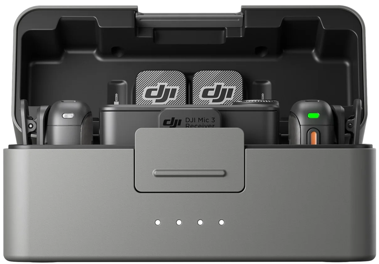 Бездротовий петличний мікрофон DJI Mic 3 (2 TX + 1 RX + Charging Case), фото №2
