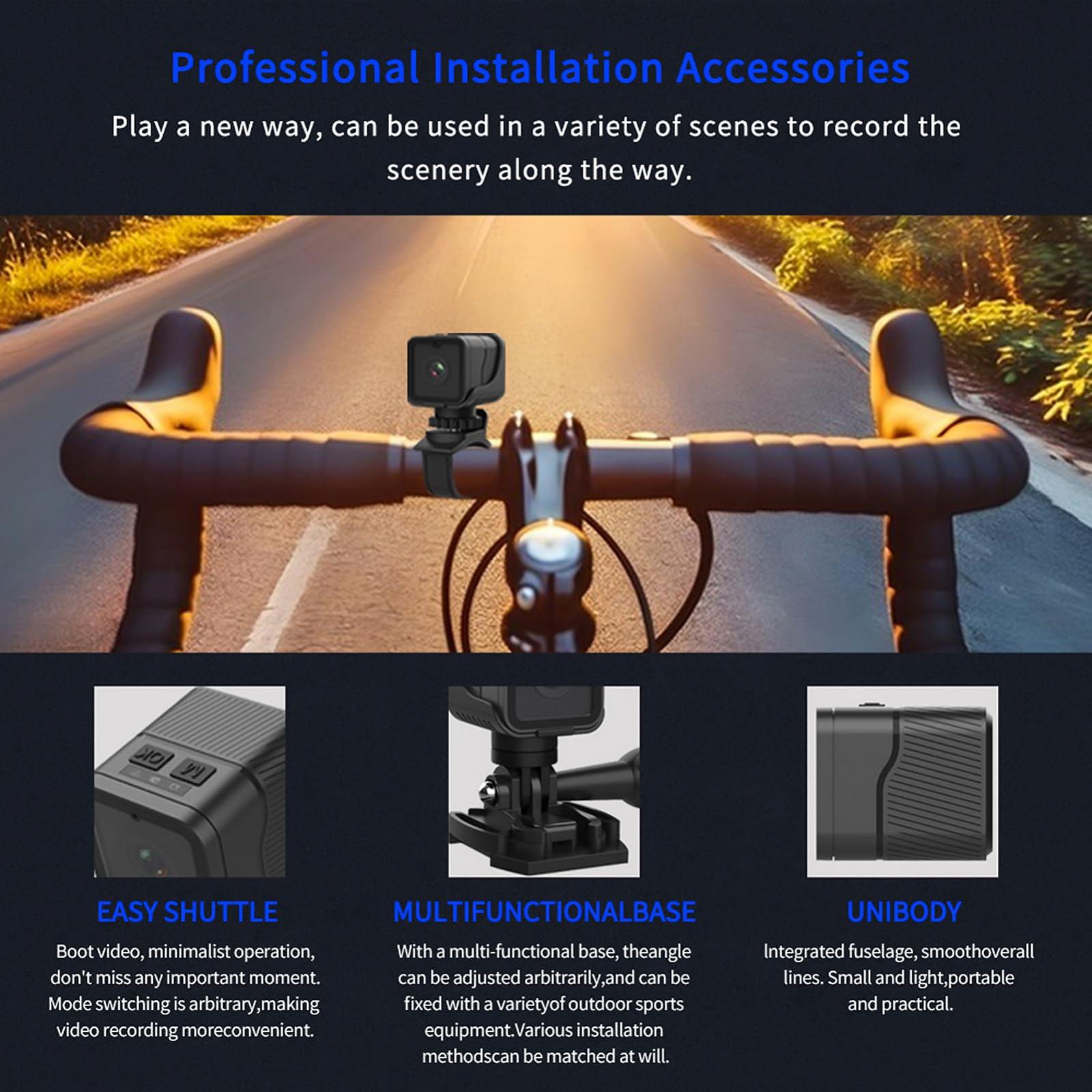 Камера Andoer 1080P WiFi Водонепроницаемая Встроенный аккумулятор Чёрная, фото №6