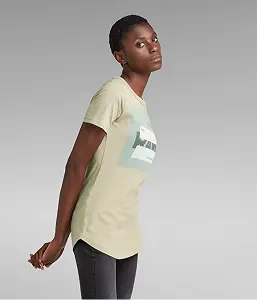 Женская футболка G-Star RAW. Covered Long Slim T-Shirt - S synthetic.ua - Фото 1