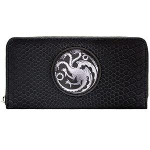 Кошелек Клатч Game of Thrones Fire and Blood Черный, стандартный размер, клатч synthetic.ua - Фото 1