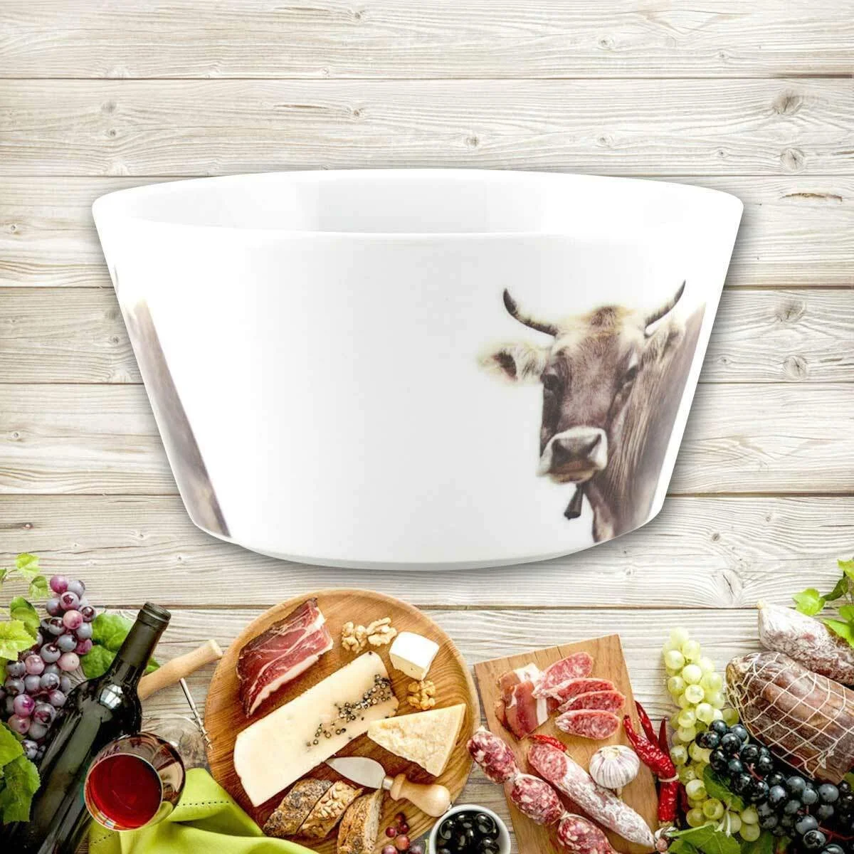 Миска для хлопьев Mars & More Swiss Cow 400 мл, фото №2