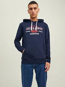 Худі JJSTAMP SWEAT HOOD 12211551-Navy Blazer Jack&Jones Темно-синій XXL - Фото 1