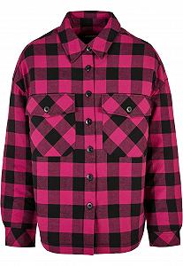 Куртка-рубашка Urban Classics Женская Ladies Flannel Padded Overshirt в клетку, разные цвета, размеры XS - 5XL synthetic.ua - Фото 1
