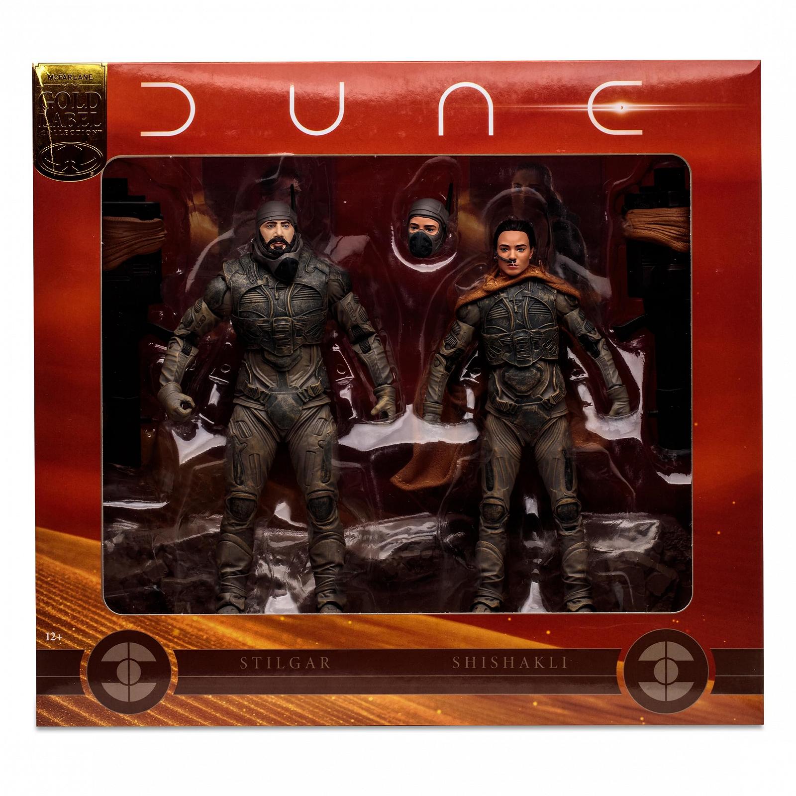 Фігурки Stilgar & Shishakli Dune: Part Two McFarlane Toys, 17,78 см, Gold Label, з гарматами та колекційними картками, фото №15
