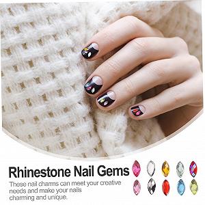 Стрази для нігтів 3600 шт. Різні прикраси synthetic.ua - Фото 1