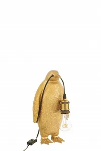 Настільна лампа J-Line Penguin Полірезин Маленька Золота - Фото 1