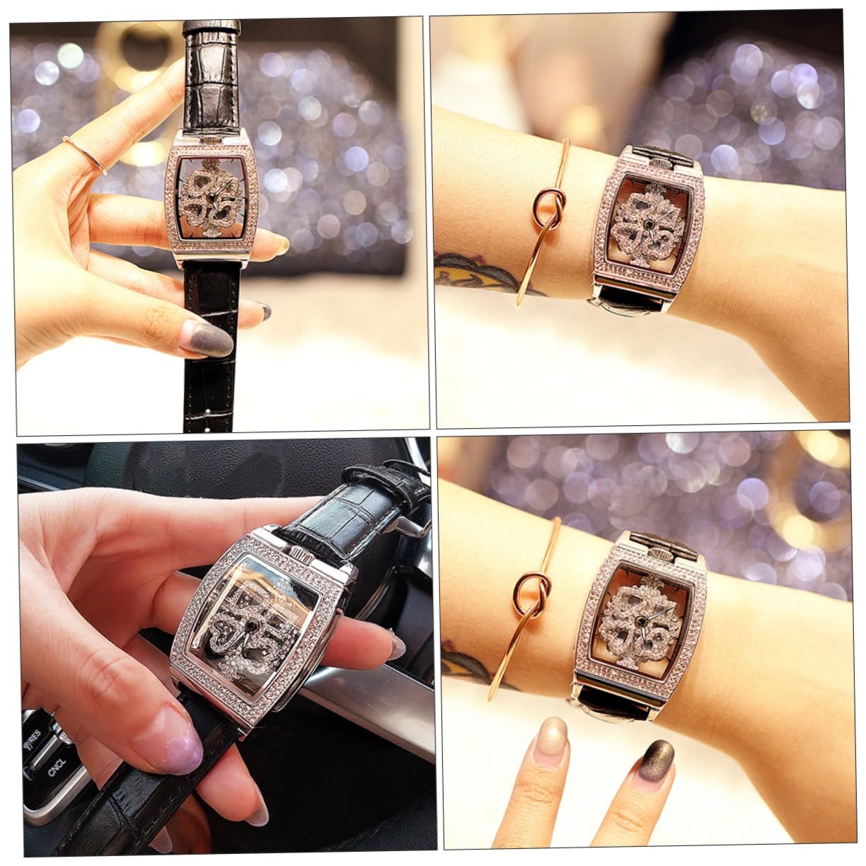 Жіночий Годинник LIFKOME Червоний, фото №3