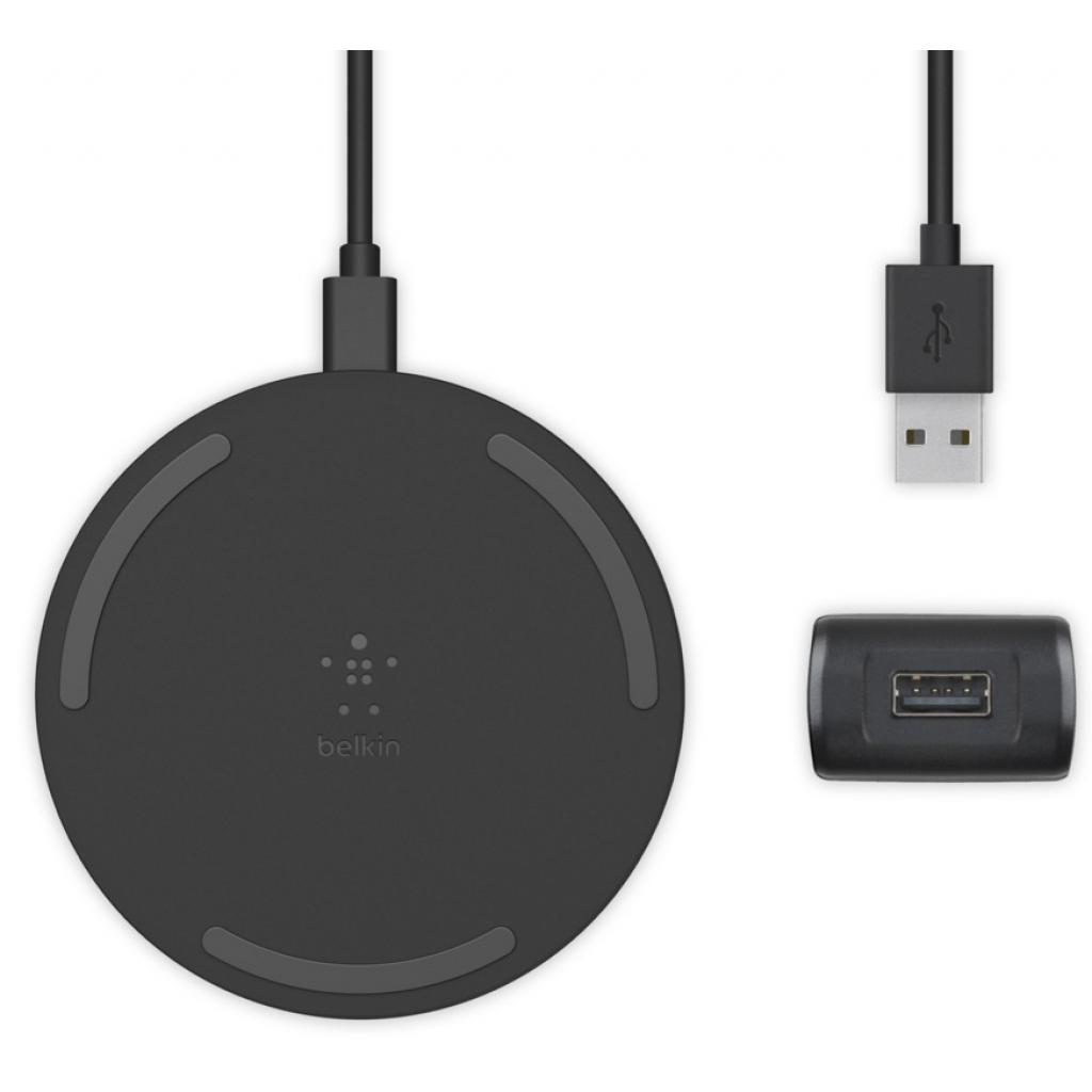 Зарядное устройство Belkin Pad Wireless Charging Qi, 10W, no PSU, black (WIA001BTBK), фото №5