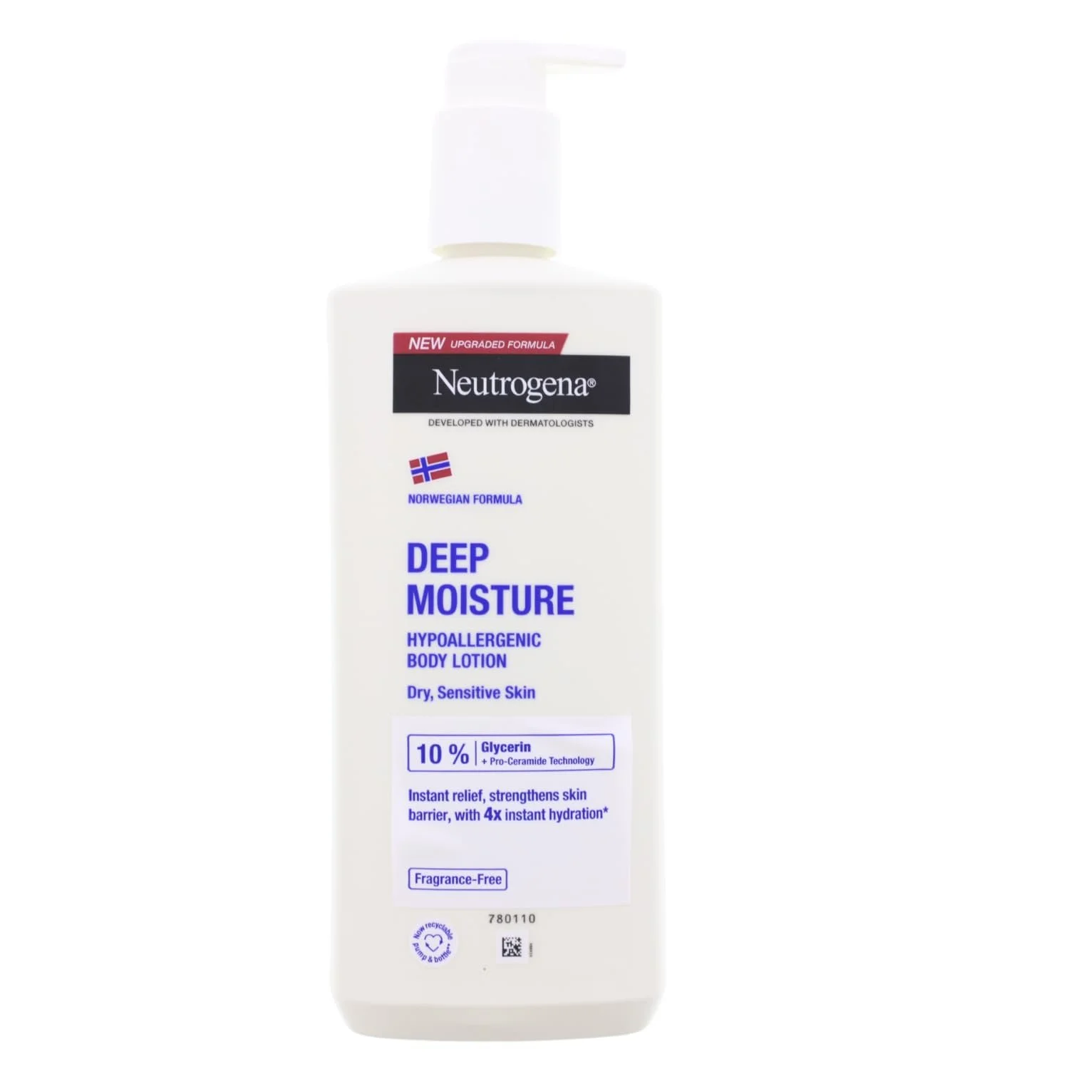 Лосьйон для тіла Neutrogena Deep Moisture Для чутливої сухої шкіри 400 мл (2 шт), фото №2 Лосьйон для тіла Neutrogena Deep Moisture Для чутливої сухої шкіри 400 мл (2 шт), фото №2