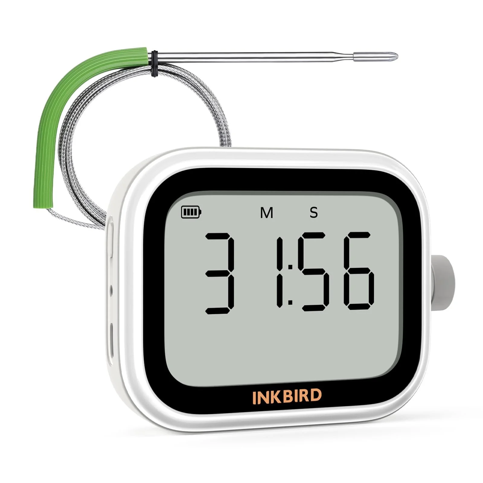 Цифровий кухонний таймер Inkbird IKT-031 акумуляторний з LCD-дисплеєм та термометром для гриля, фото №9