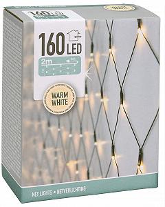 Сітка світлодіодна Spetebo 160 LED теплий білий, для використання в приміщенні та на вулиці, 200 x 100 см - Фото 1