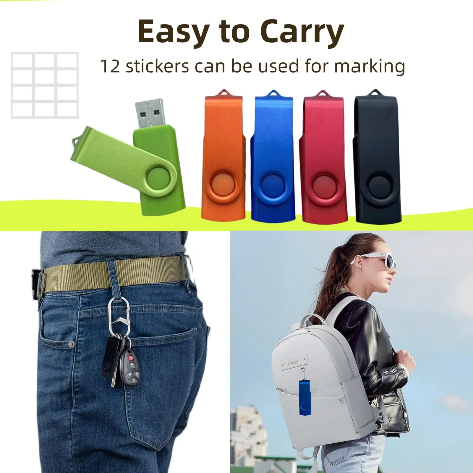 Набір USB-флеш-накопичувачів WISEORANGE 16GB USB 2.0 Pack of 10 Multicoloured, фото №5 Набір USB-флеш-накопичувачів WISEORANGE 16GB USB 2.0 Pack of 10 Multicoloured, фото №5