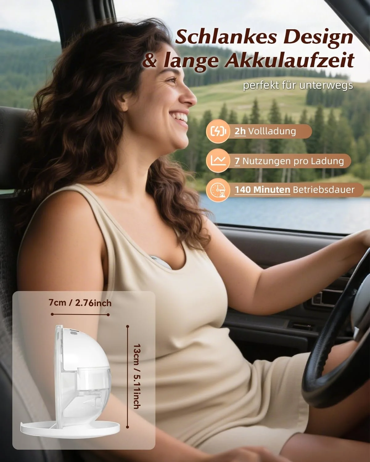 Двойной электрический молокоотсос KISSBOBO, 19 уровней, 4 режима, мощность всасывания 320 мм рт.ст., Hands-Free, фото №4 Двойной электрический молокоотсос KISSBOBO, 19 уровней, 4 режима, мощность всасывания 320 мм рт.ст., Hands-Free, фото №4