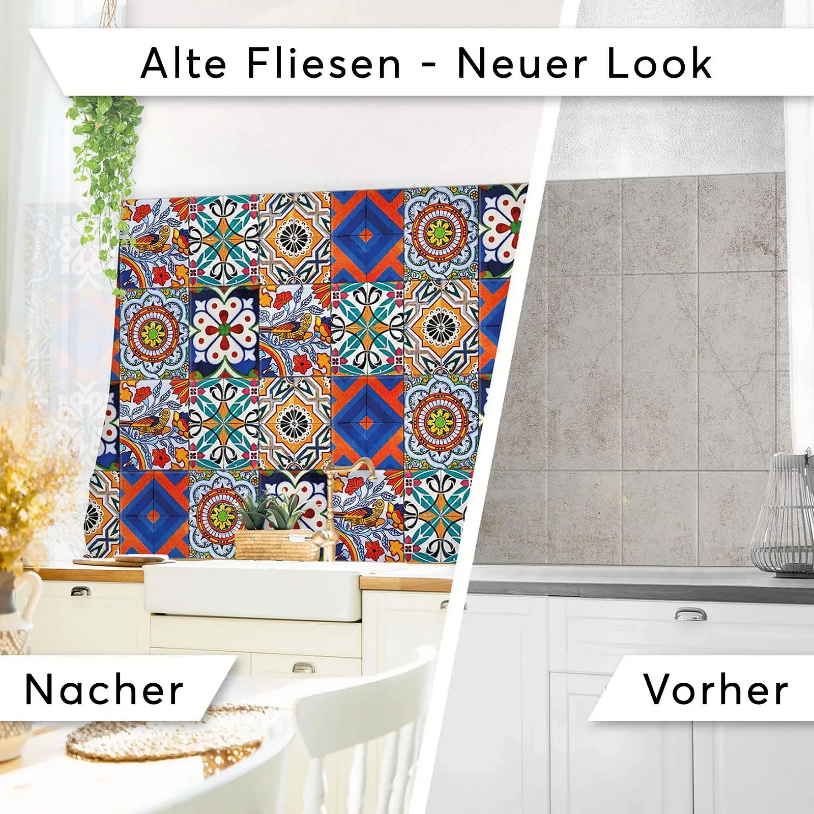 Наклейка для плитки creatisto Portuguese Tiles Самоклеюча 15 x 20 см Набір 9 шт., фото №3