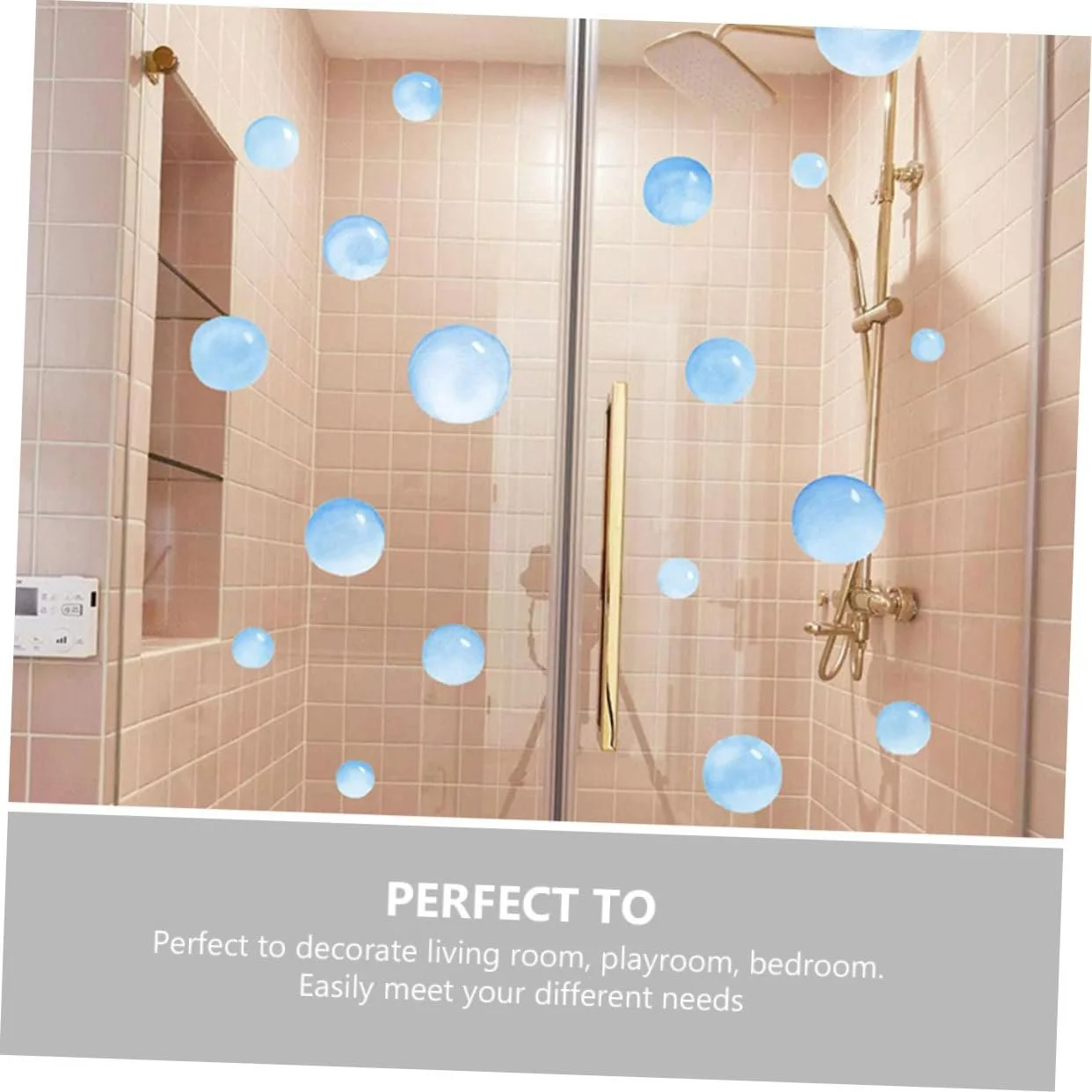 Наклейки на стену UPKOCH Пузырьки самоклеящиеся, фото №4