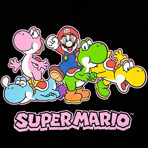 Свитшот Super Mario Bros для девочек, укороченный пуловер с длинными рукавами для детей synthetic.ua - Фото 1