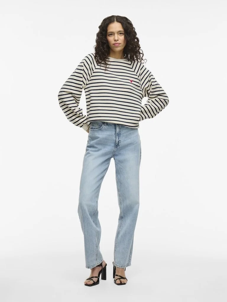 Свитшот Vila Viheather L/S Полосатый Женский, фото №5