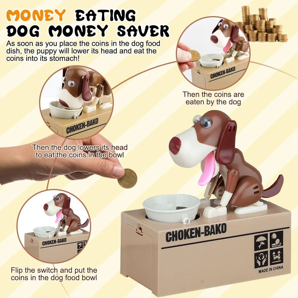 Скарбничка Голодна собака електрична, фото №4