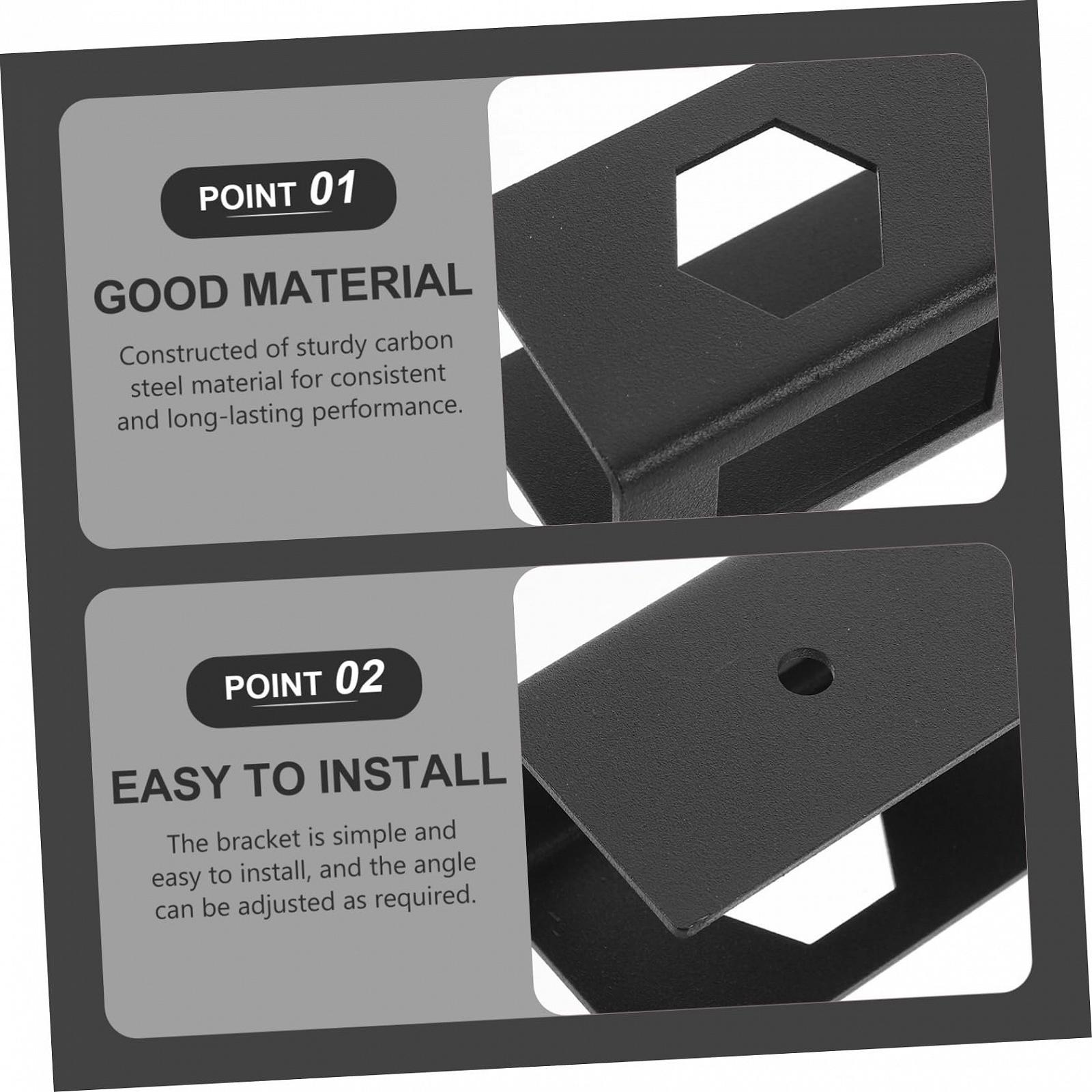 Подставка для ноутбука Veemoon Металлическая Под стол Регулируемая Эргономичная для разных размеров ноутбуков Невидимое хранение на столе Легкая сборка Черный, фото №8