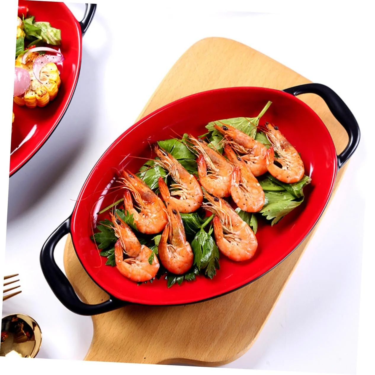 Форма для запікання керамічна VALICLUD з двома ручками, термостійка, фото №9