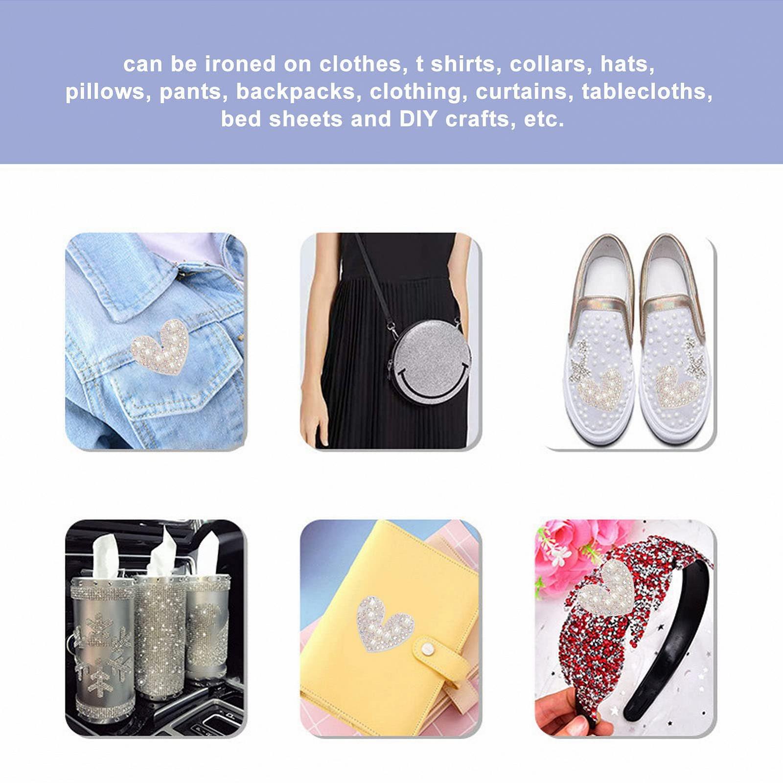 Аппликация Сердце, 40 шт, для самостоятельного изготовления, аппликация для украшения одежды, фото №3