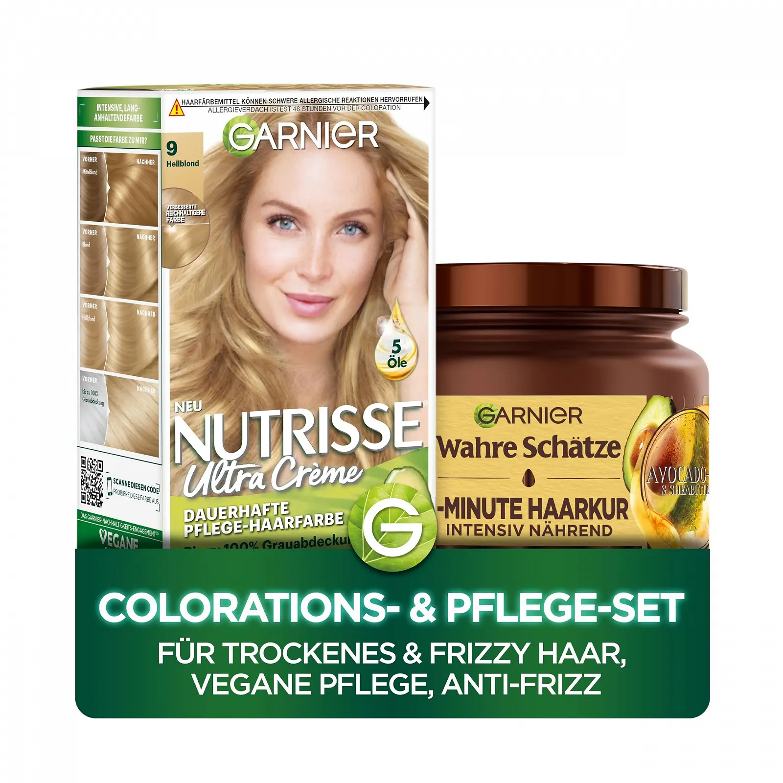 Фарба для волосся Garnier Nutrisse 090 Світлий Блонд, фото №1