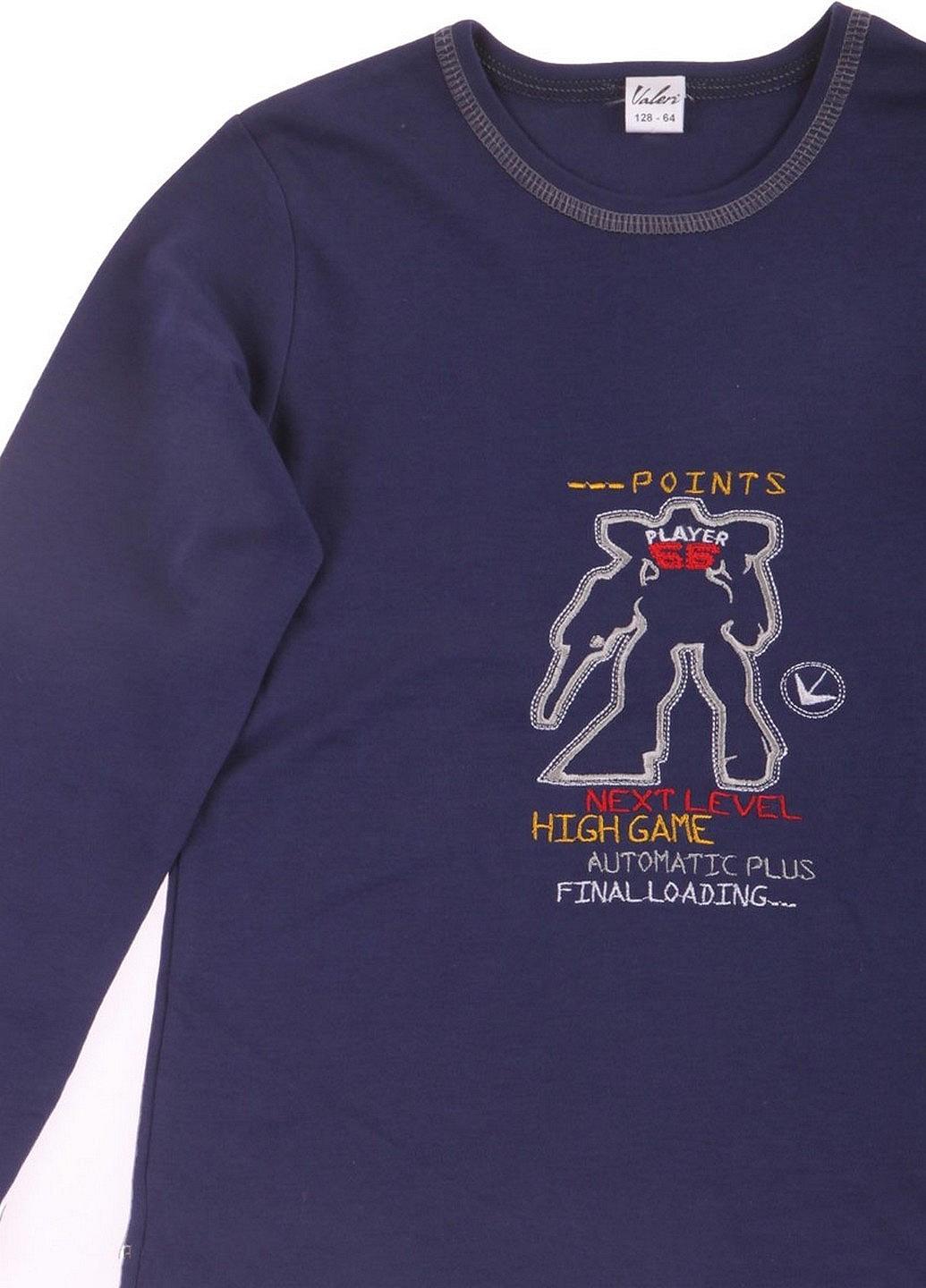 Лонгслив Valeri 128 Синий (SN-634-194-Blue), фото №2