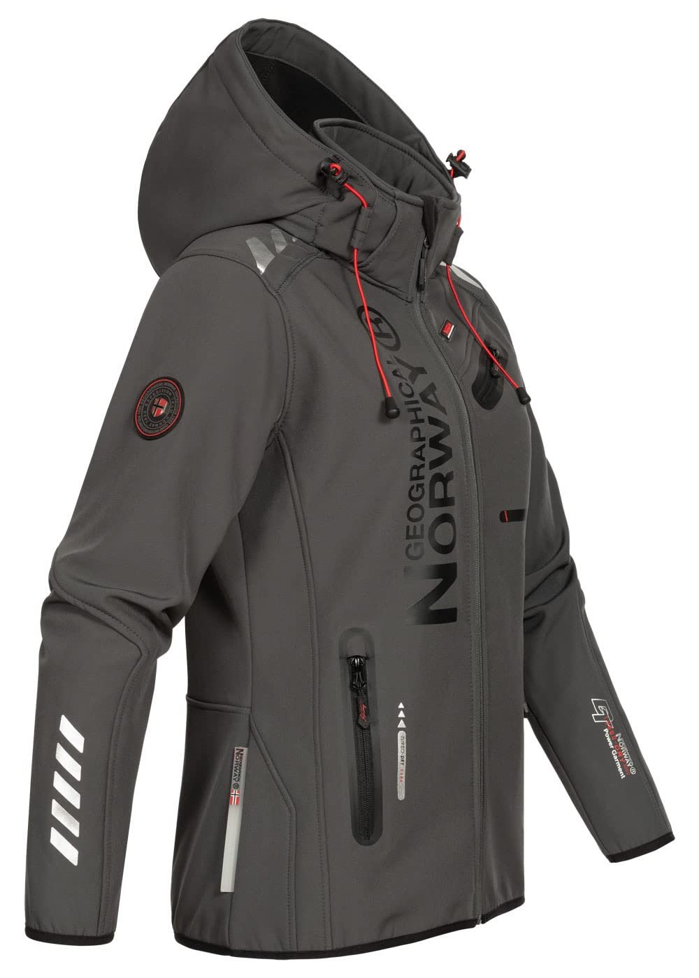 Женская функциональная куртка soft-shell Geographical Norway для активного отдыха, дождевик для спорта, фото №3