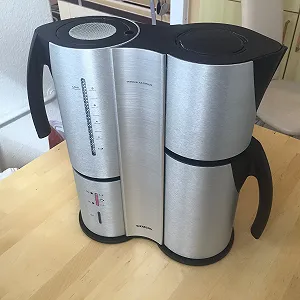 Капельная кофеварка Siemens Porsche Design TC91100 8T алюминий synthetic.ua - Фото 1