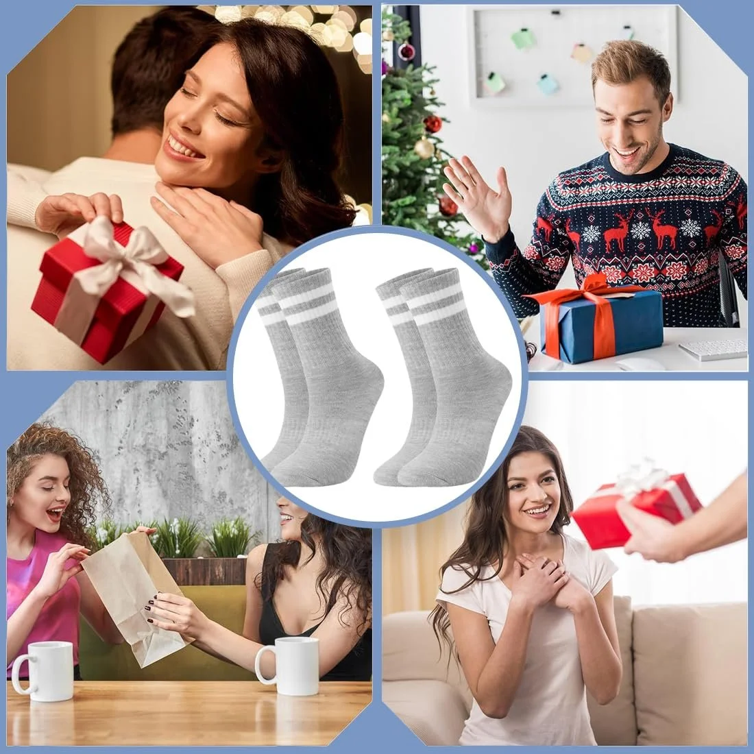 Спортивні шкарпетки Сірий, 3 пари, розмір 34-38, фото №6 Спортивні шкарпетки Сірий, 3 пари, розмір 34-38, фото №6