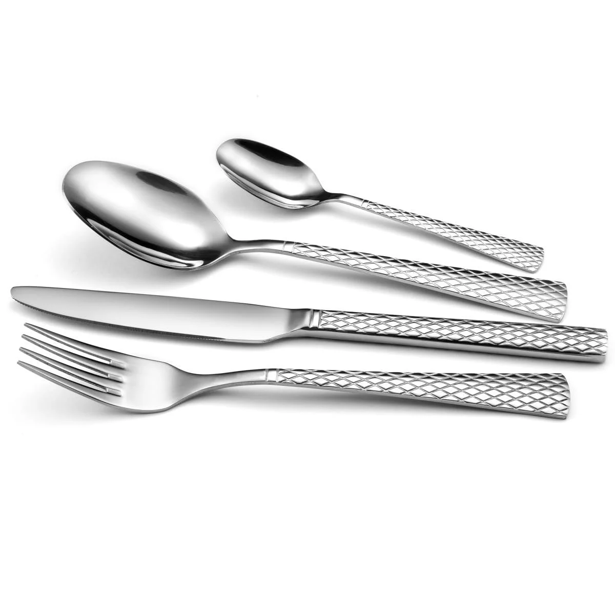 Набір столових приборів Amefa Quadrille 24 предмети, нержавіюча сталь 18/0, блискучий, фото №2 Набір столових приборів Amefa Quadrille 24 предмети, нержавіюча сталь 18/0, блискучий, фото №2