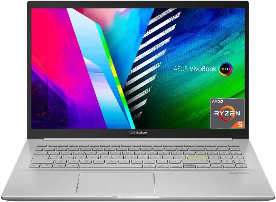 Нотубук 15.6" Asus VivoBook 15 OLED (S533UA-L1655W) AMD Ryzen 5 5500U RAM 16GB SSD 512GB Win11 Алюмінієвий корпус (UKR), фото №1