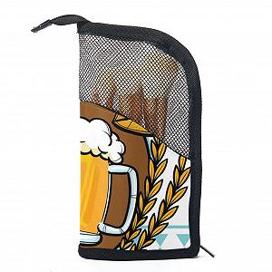 Набір кистей для макіяжу з органайзером, Bier und Weizen, 12 шт. - Фото 1