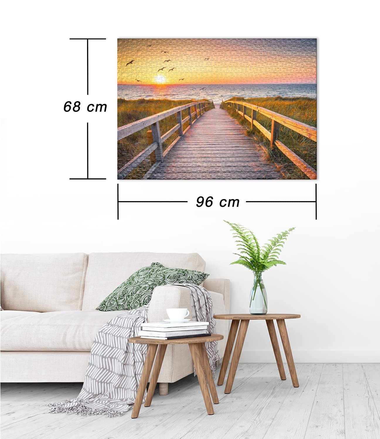 Пазл Ulmer Puzzleschmiede Вечерний час на Зильте 2000 деталей Мотив Северного моря с закатом над дюнами на пляже Зильта, Германия, фото №3 Пазл Ulmer Puzzleschmiede Вечерний час на Зильте 2000 деталей Мотив Северного моря с закатом над дюнами на пляже Зильта, Германия, фото №3