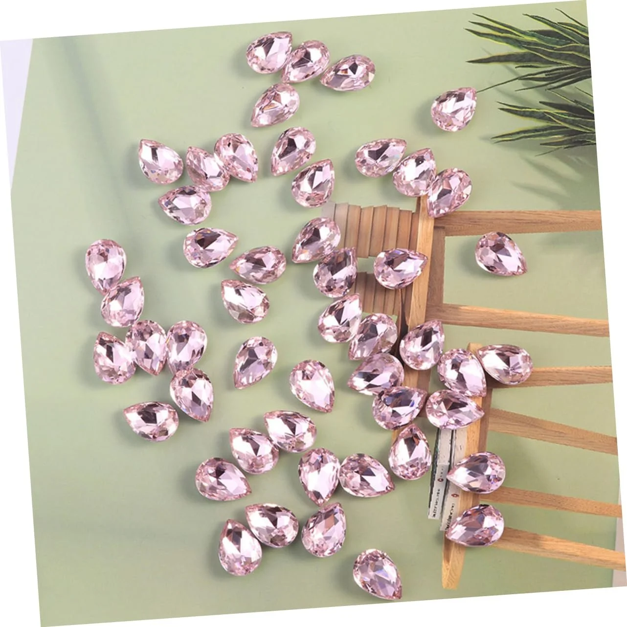 Стрази Скляні NUOBESTY 150 шт. для рукоділля, прикрас для нігтів, фото №7