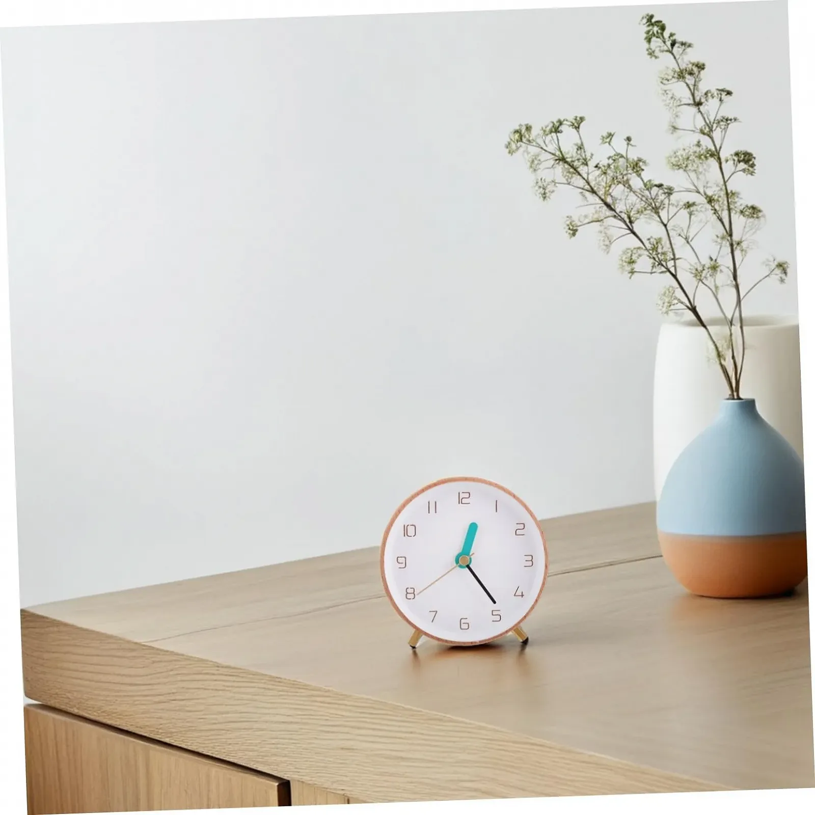 Годинник Настільний PartyKindom Дерев'яний Аналоговий Мінімалістичний Великі Цифри, фото №6 Годинник Настільний PartyKindom Дерев'яний Аналоговий Мінімалістичний Великі Цифри, фото №6