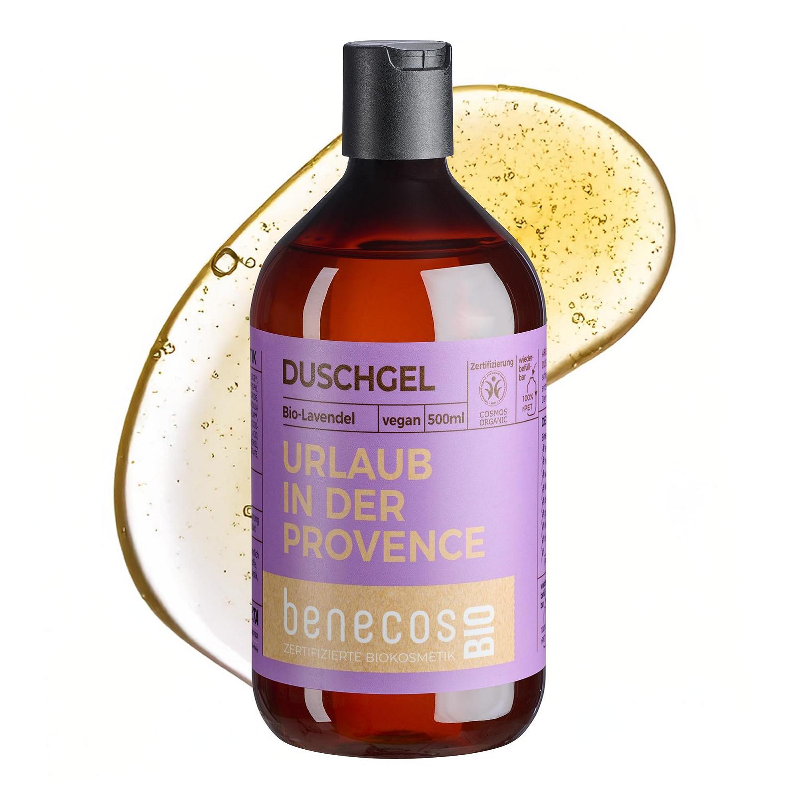 Органический гель для душа Benecos Holiday in Provence Лаванда 500 мл, фото №1