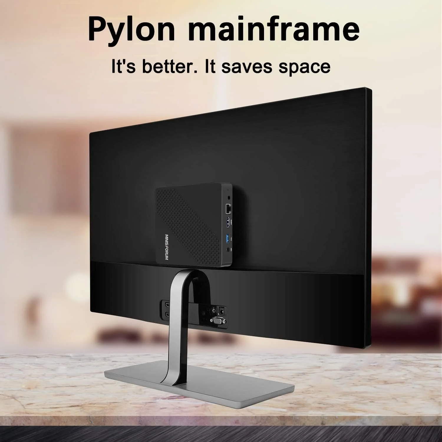 Міні ПК MINIS FORUM N40 / Intel Celeron N4020 / RAM 4GB / eMMC 64GB / HDMI / LAN / Wi-Fi 5 / Bluetooth 4.2 / Windows 11 / Чорний, фото №7 Міні ПК MINIS FORUM N40 / Intel Celeron N4020 / RAM 4GB / eMMC 64GB / HDMI / LAN / Wi-Fi 5 / Bluetooth 4.2 / Windows 11 / Чорний, фото №7