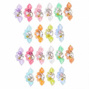 Прикраси Housoutil Об'ємний квітковий дизайн Декорації для нігтів - Фото 1