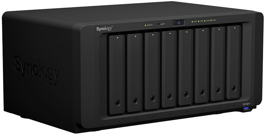 Мережеве сховище Synology DS1821+ Black, фото №2