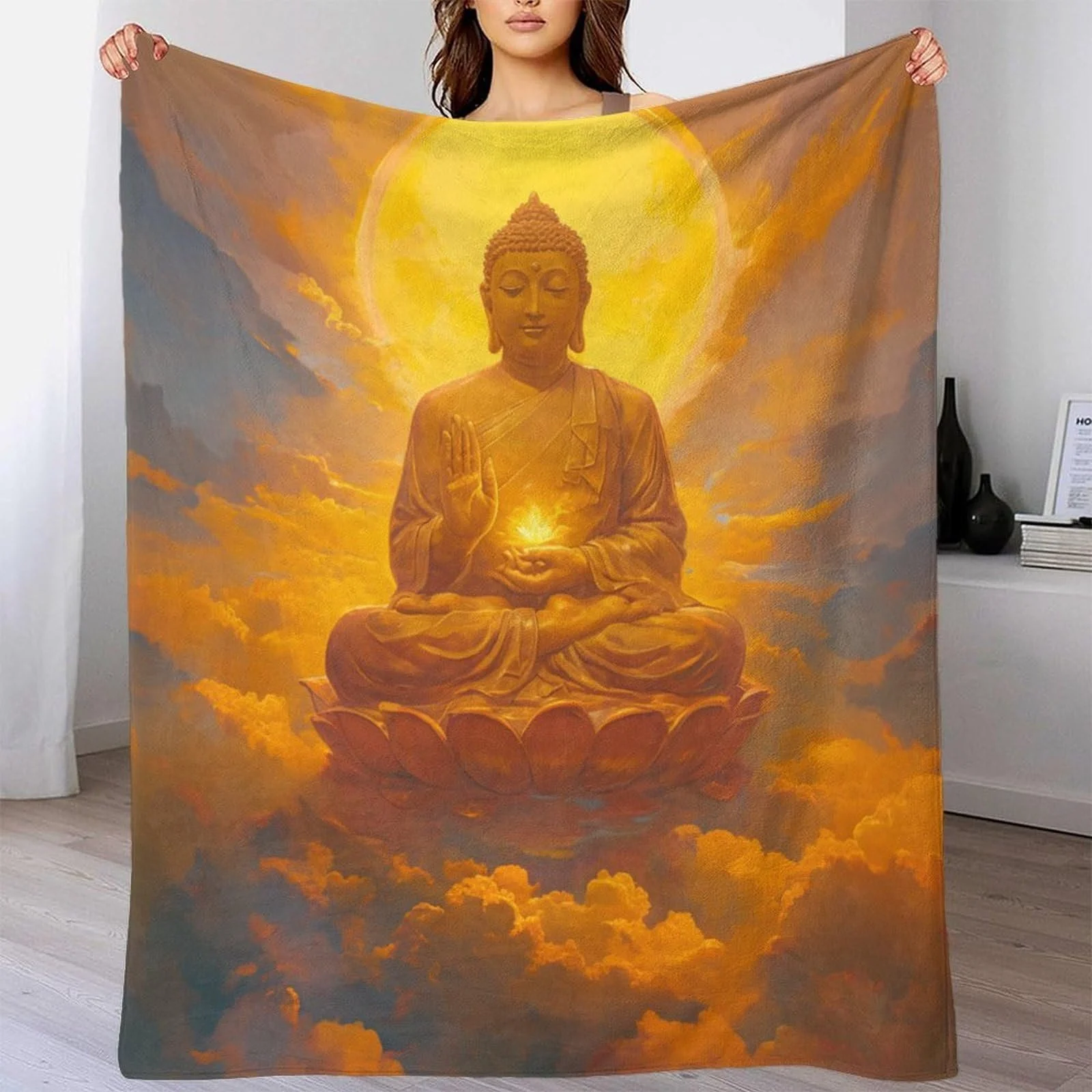 Покривало Golden Buddha М'яка Пухнаста Тепла Флісова, фото №5