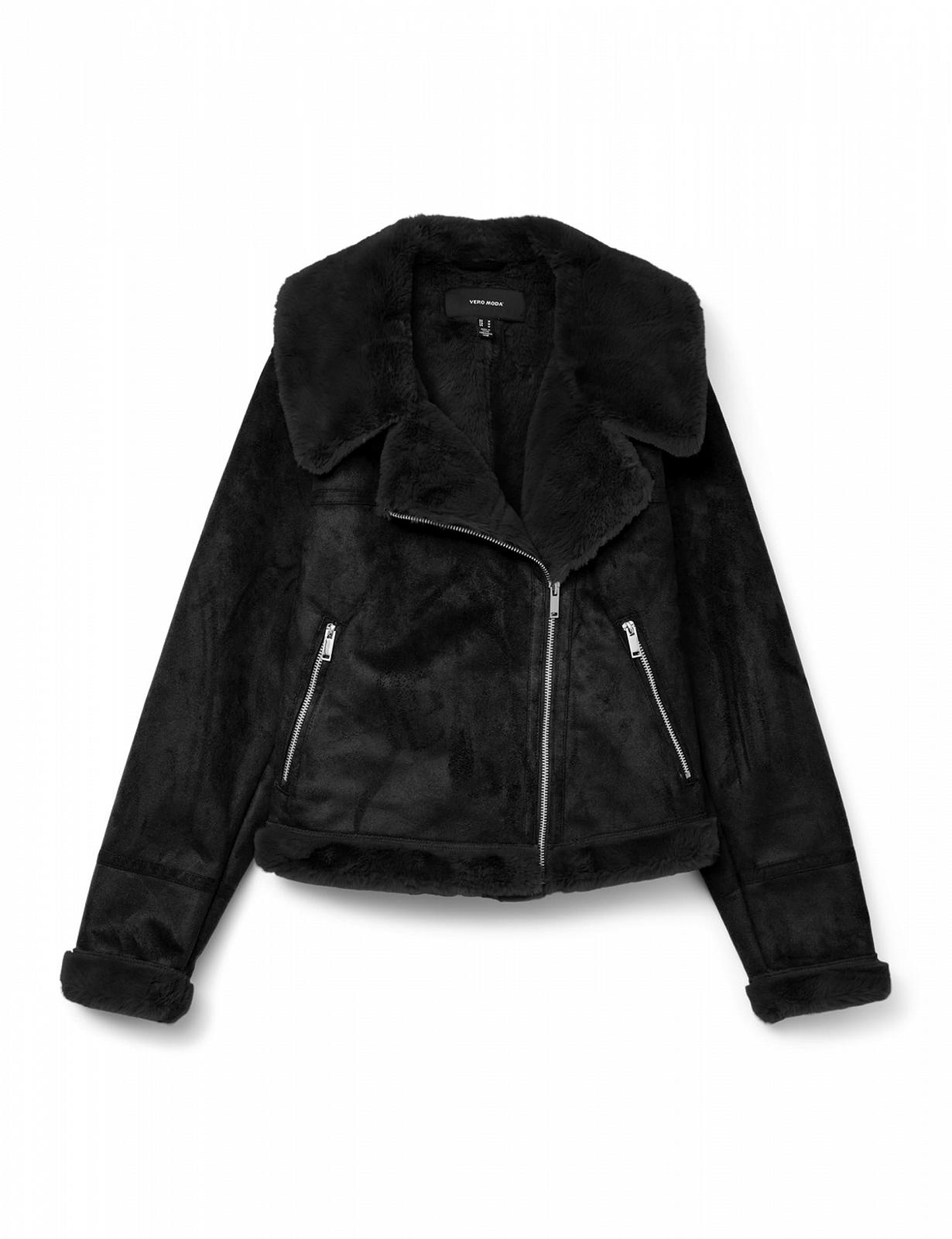 Куртка VERO MODA Vmpeggy Faux Suede Jacket Boos, фото №1