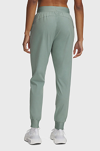 Штаны Under Armour Rival Hi Rise Woven Pant Зеленый M synthetic.ua - Фото 1