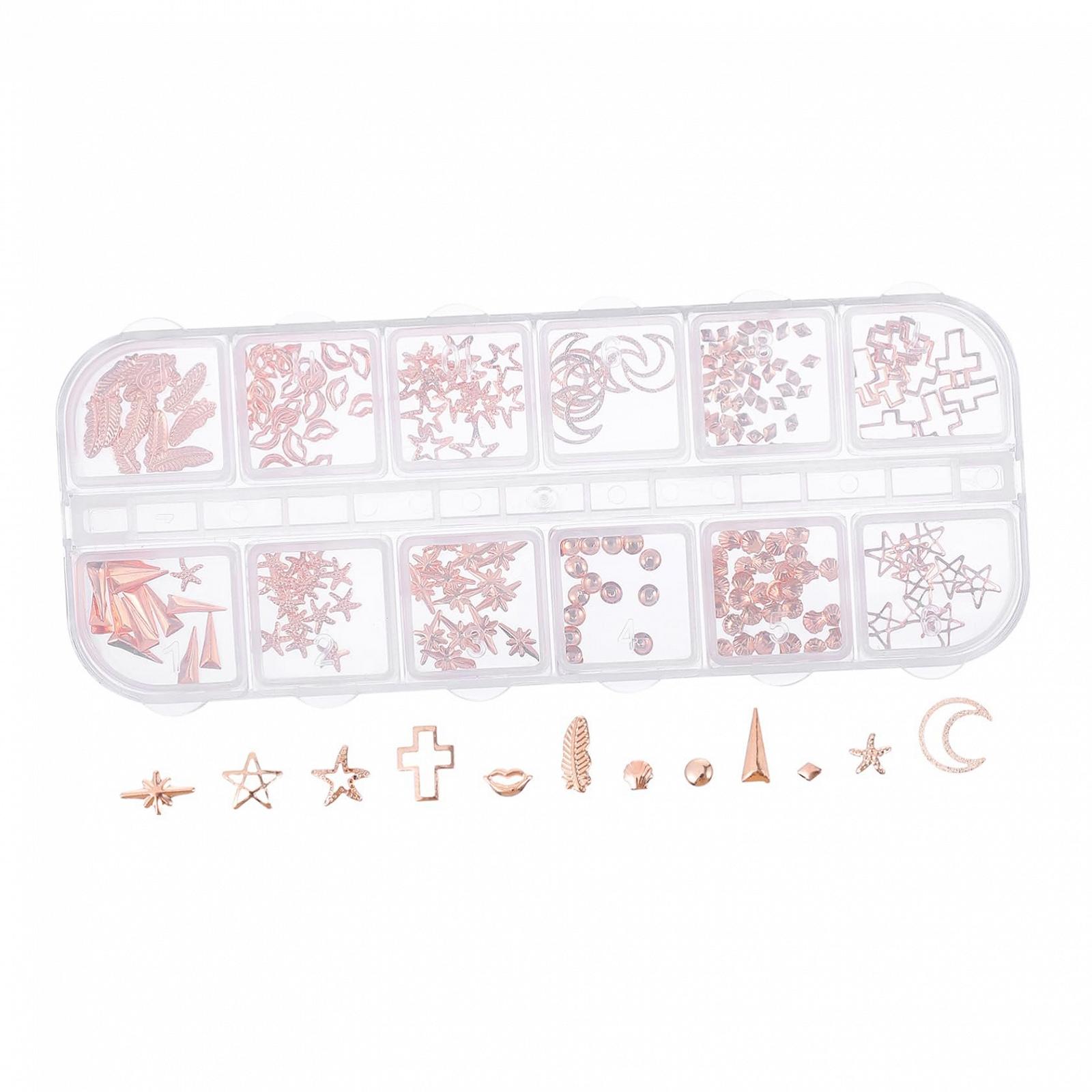 Набор для украшения ногтей Звезда Блестки для ногтей Украшения для маникюра Набор ювелирных изделий для ногтей Стразы для ногтей Акриловые аксессуары, фото №1