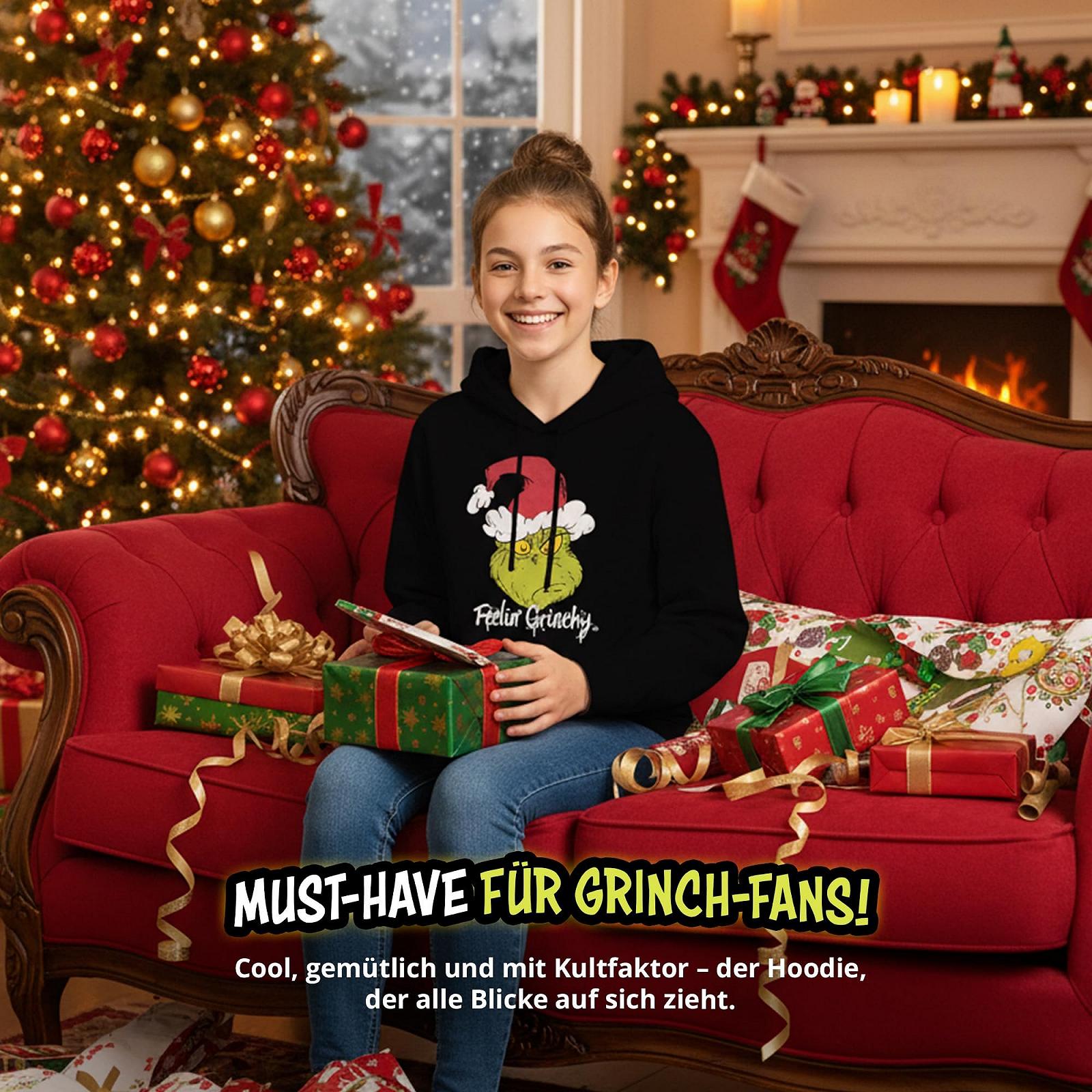 Худі United Labels The Grinch для хлопчиків і дівчаток - Дитячий худі-пуловер з капюшоном Чорний, фото №3